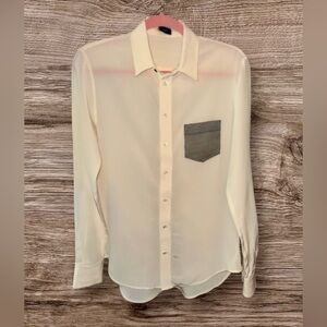 JOSEPH 100% SILK WOMENS BLOUSE‎ SIZE 4O